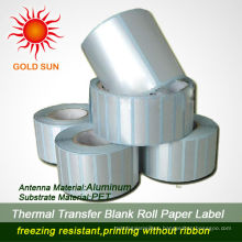 2013 Waterproof Custom thermal adhesive paper roll label